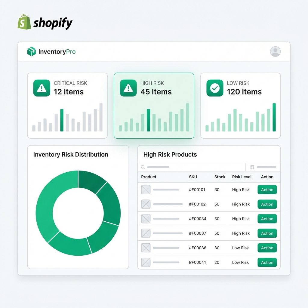 See every product's risk level at a glance.
